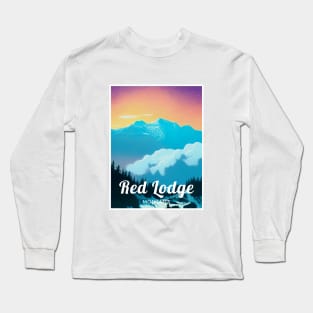 Red Lodge ski - Montana Long Sleeve T-Shirt